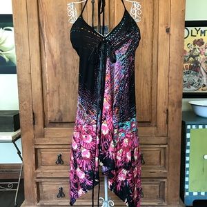 Silvergate halter cocktail dress M